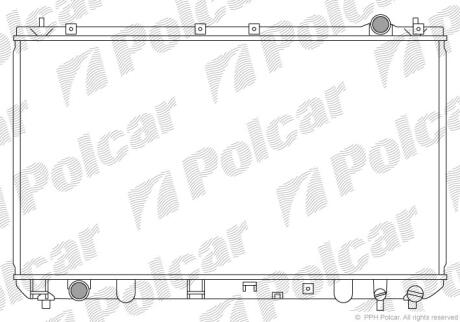 Радіатори охолодження Polcar 8135083