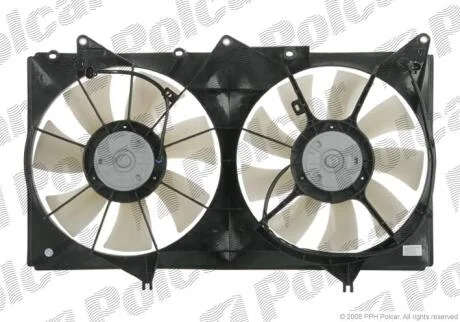 Вентилятори з корпусом / кронштейном Polcar 813723W2