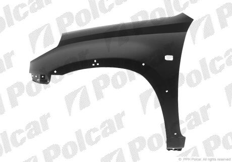 Крило переднє лівий TOYOTA RAV4, 01- Polcar 814601