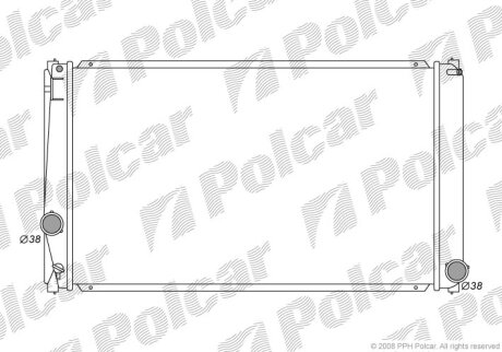 Радіатор охолодження, RAV 4 III (_A3_), 06 Polcar 8148081K