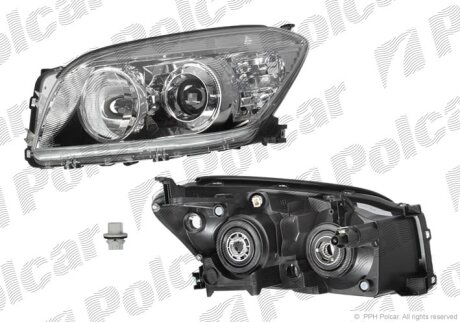 Фара основна, RAV4, 06- Polcar 8148103E
