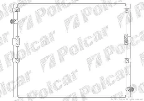 Радіатори кондиціонера Polcar 8177K8C1