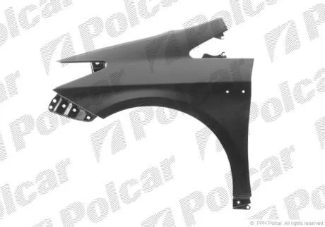 Крило переднє правий Polcar 81H102