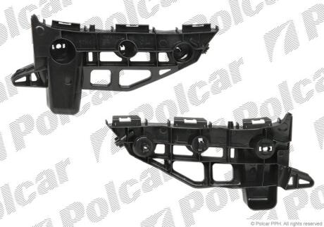 Кронштейн бампера правий Polcar 81H10714