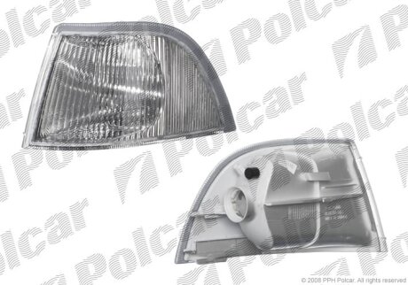 Вказівник повороту передній, VOLVO S40 / V40, 96- Polcar 9040191E