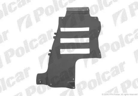 Захист під двигун лівий VOLVO S40/V40 96- Polcar 9040347