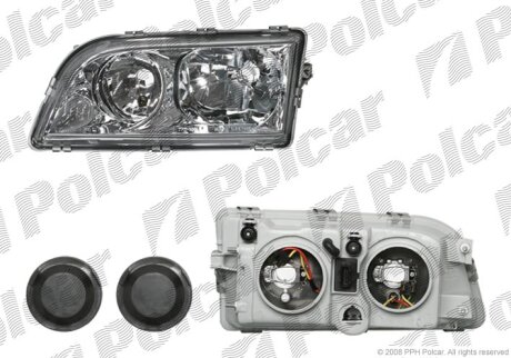 Фара основна, VOLVO S40 / V40, 01- Polcar 9041094E