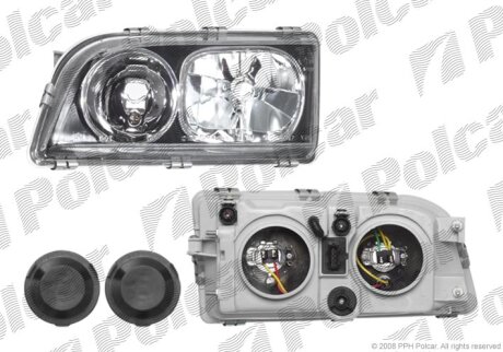 Фара основна, VOLVO S40 / V40, 01- Polcar 9041097E