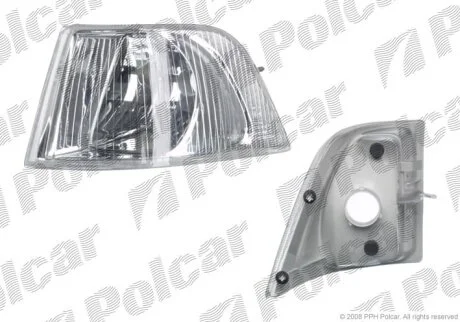 Вказівник повороту передній, VOLVO S40 / V40, 01- Polcar 904119E