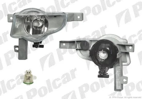 Фара передня, VOLVO S40 / V40, 01- Polcar 9041301E