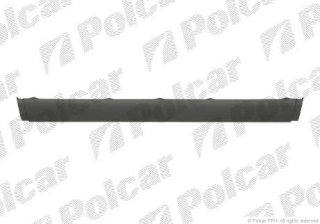 Молдинг бампера середн VOLVO S60, 01- Polcar 9060077