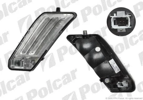 Ліхтар габаритний, XC60, 05.08- Polcar 9065192V