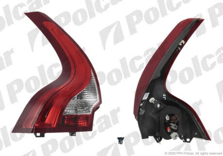 Ліхтар задній XC60, 05.08- Polcar 906588V