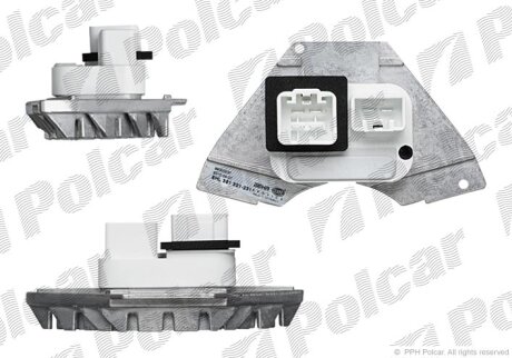 Регулятор вентилятора кабіни, VOLVO S70/V70/S80/XC Polcar 9070KST1X