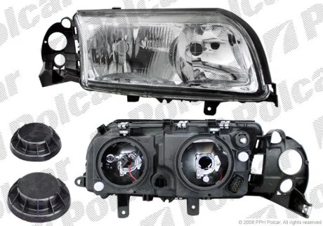 Фара основна, VOLVO S80, 98- Polcar 9080091E