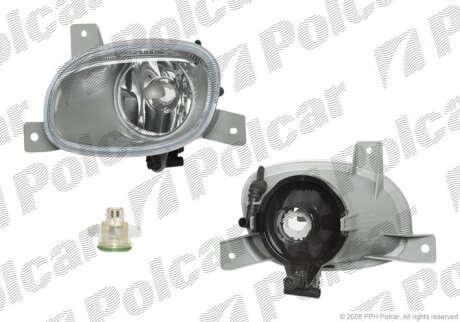 Фара передня, VOLVO S80, 98- Polcar 9080290E