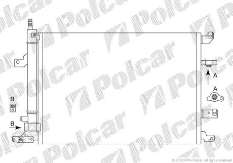 Радіатори кондиціонера Polcar 9080K8C2