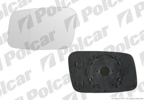Вставка зовнішнього дзеркала лівий, V850/S70/V70/S40 96- Polcar 9085545M