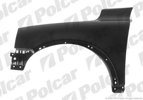 Крило переднє праве Volvo XC90, 2003- Polcar 909002
