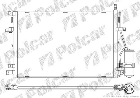 Радіатори кондиціонера Polcar 9090K8C1