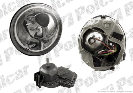Фара основна, vw BEETLE, 98- Polcar 950110E