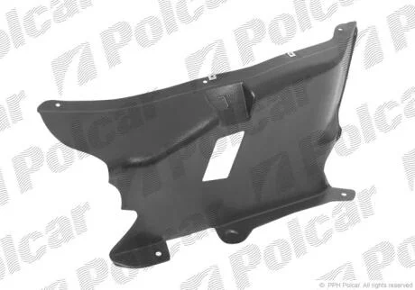 Захист під двигун лівий Polcar 9501347