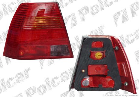 Ліхтар задній, vw BORA, 11.98- Polcar 9512871E