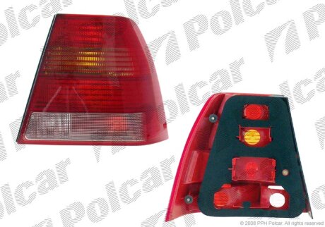 Ліхтар задній, vw BORA, 11.98- Polcar 9512880E