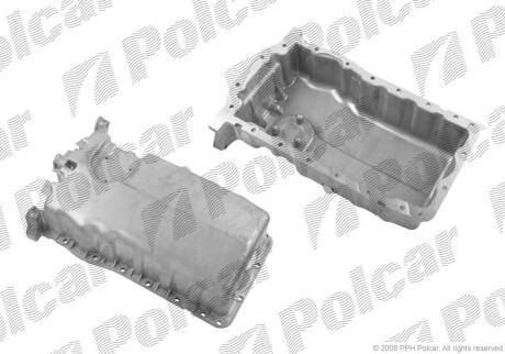 Піддон масляний двигуна VW Multivan/Transporter 1,9-2,0TD 03- (без отвору для датчика) Polcar 9512MO1