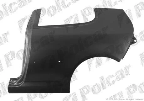 Крило заднє правий vw GOLF V, 04- Polcar 951384