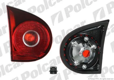 Ліхтар задній, vw GOLF V, 04- Polcar 9513876U