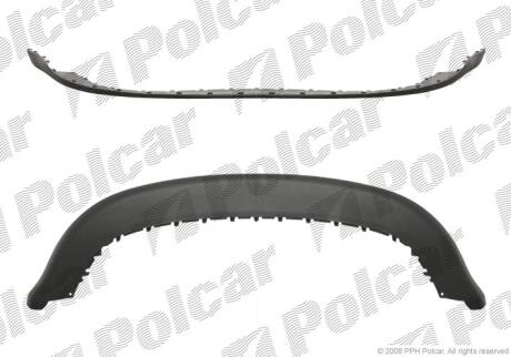 Спойлер бампера переднього Volkswagen GOLF V PLUS, 2005- Polcar 951525