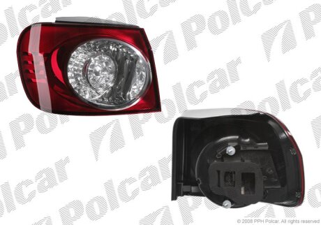 Ліхтар задній, GOLF V PLUS, 05- Polcar 951587V