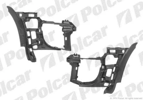 Кріплення фари лівий Polcar 95180411