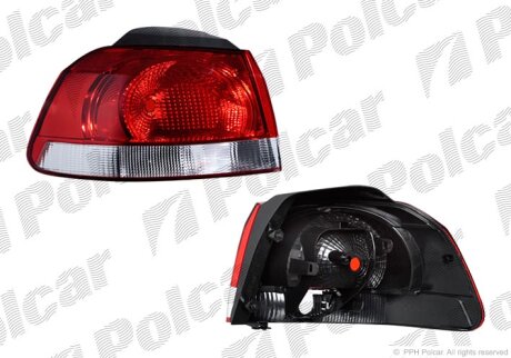 Ліхтар задній, GOLF VI, 10.08- Polcar 951888V