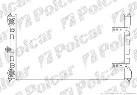 Радіатори охолодження Polcar 9523083