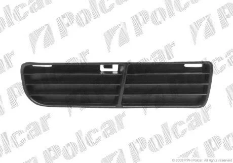 Решітка в бампері правий VW POLO 94- GT Polcar 9524276