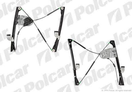 Склопідйомник ручної Polcar 9524PSM6