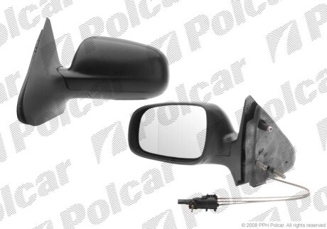 Дзеркало зовнішнє лівий VW POLO 99- Polcar 9525511M