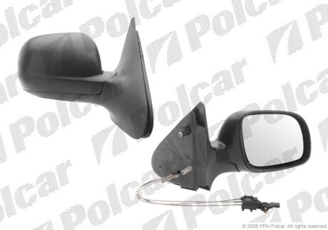 Дзеркало зовнішнє правий, VW POLO 99- Polcar 9525521M