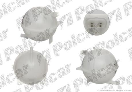 Бачок компенсаційний Audi A1 1.2-1.4TFSI 14-/Skoda Fabia,Rapid,Roomster 1.2TSI 10-15 Polcar 9525ZB1