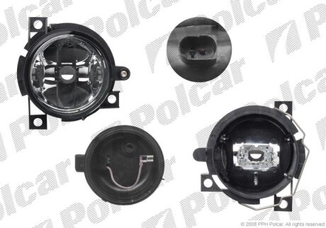 Фара передня, vw POLO HB, 09.01- Polcar 9526300E