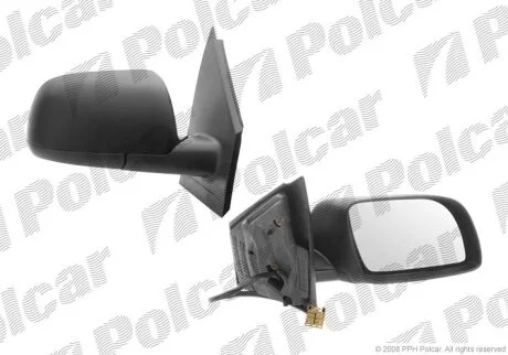Дзеркало зовнішнє правий, VW POLO 02- Polcar 9526524M