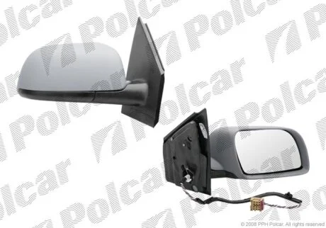 Дзеркало зовнішнє правий, vw POLO HB, 09.01- Polcar 9526525M