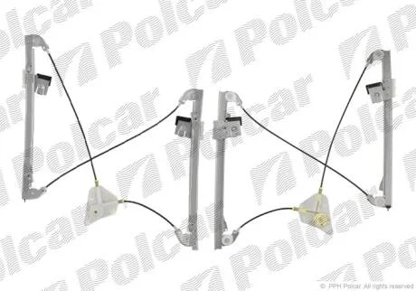 Склопідйомник електричний без електромотора Polcar 9526PSG2