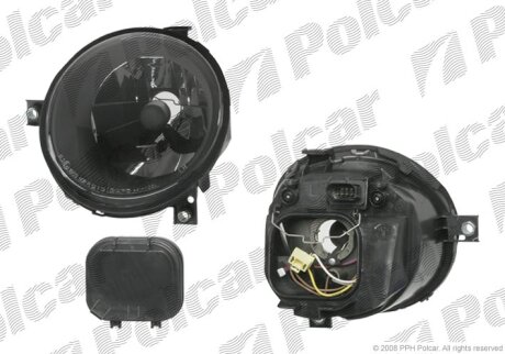 Фара основна vw LUPO, 05.98- Polcar 9528091E