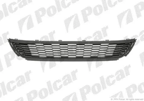 Грати бампера серединні POLO (6R), 08.09- Polcar 953327