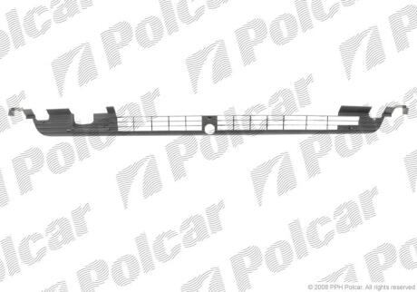 Решітка в бампері GOLF/JETTA 8/83- Polcar 953427