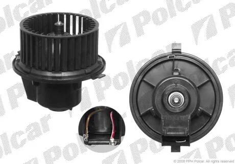 Вентилятор салону Seat Toledo VW Corrado, Golf II, Jetta 1.0-2.9 08.83-03.99 Polcar 9534NU1