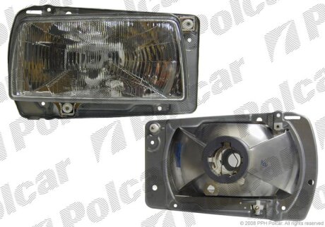 Фара основна, vw JETTA II, 02.84- Polcar 953610E